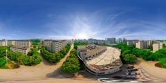 航拍 扬州市职业大学 (2)
